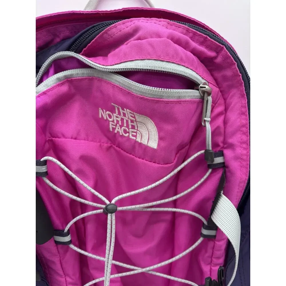 The North Face Pink and Purple Borealis Backpack